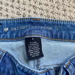 Celebrity pink jeans, size 1